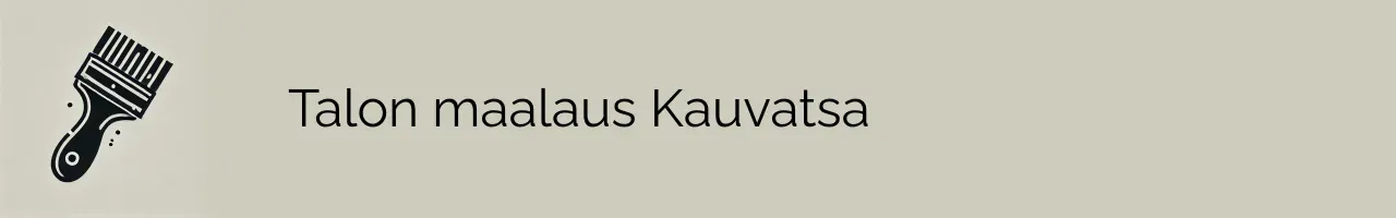 Talon maalaus Kauvatsa